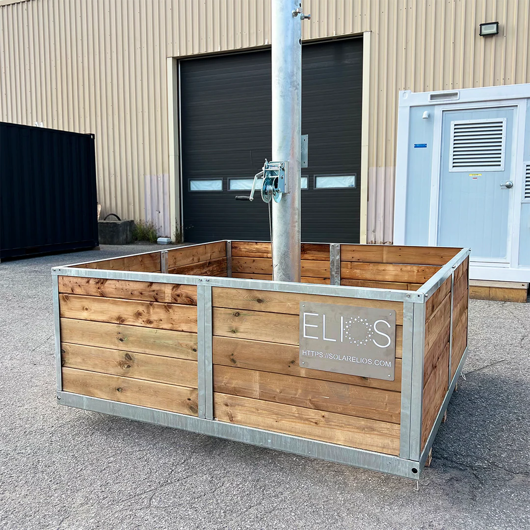Elios Basket 8 Panel Post pour Elios Arbora P8 | À remplir avec de la roche