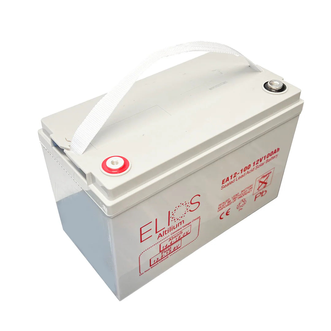 Elios Altilium EA12-100 | Batterie AGM Plomb-Acide Rechargeable Scellée | 12V-100Ah