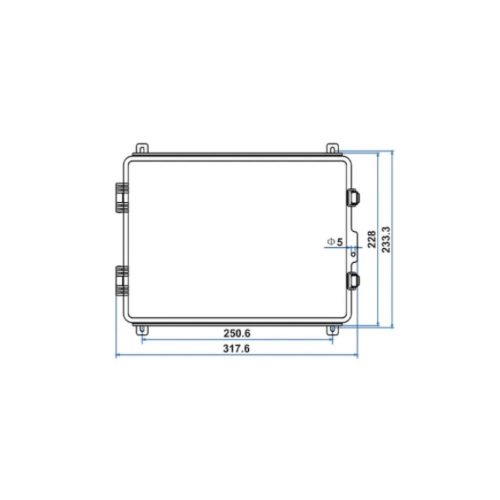 Boîtier étanche BENY IP66 en polycarbonate | ABS | Modèle BX302215