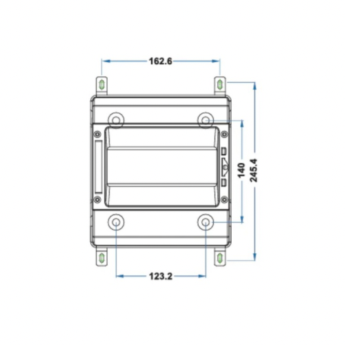 Boîtier modulaire BENY IP65 8 voies | Coffret de distribution