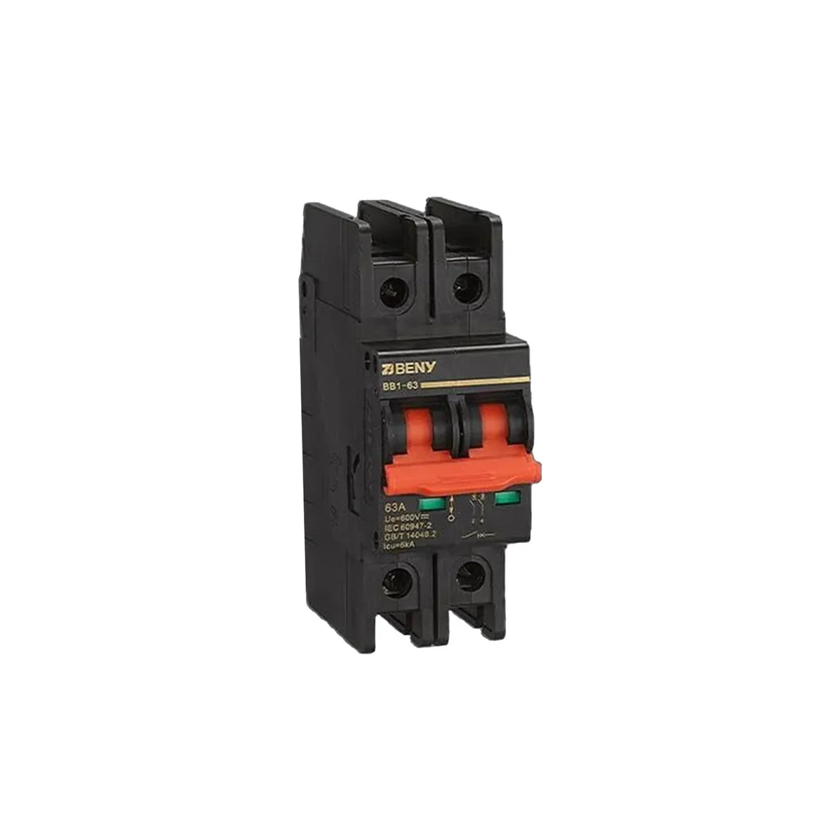 Disjoncteur thermique magnétique DC BENY | 2 pôles - 32A 600VDC | Homologué UL