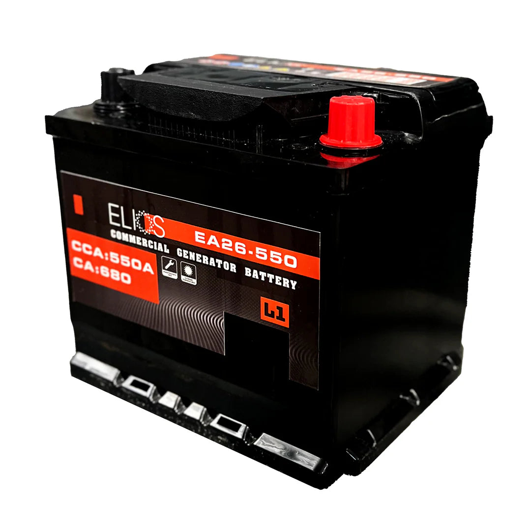 Elios Altilium EA26-550 | Batterie Plomb-Acide Scellée Inondée | 12V-55Ah