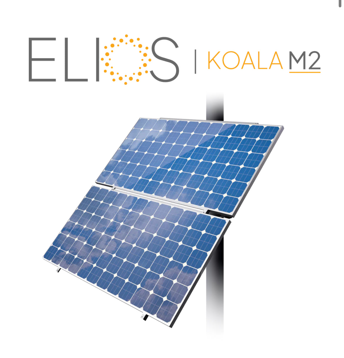 Elios Koala M2 | Support pour 2 Panneaux Photovoltaïques