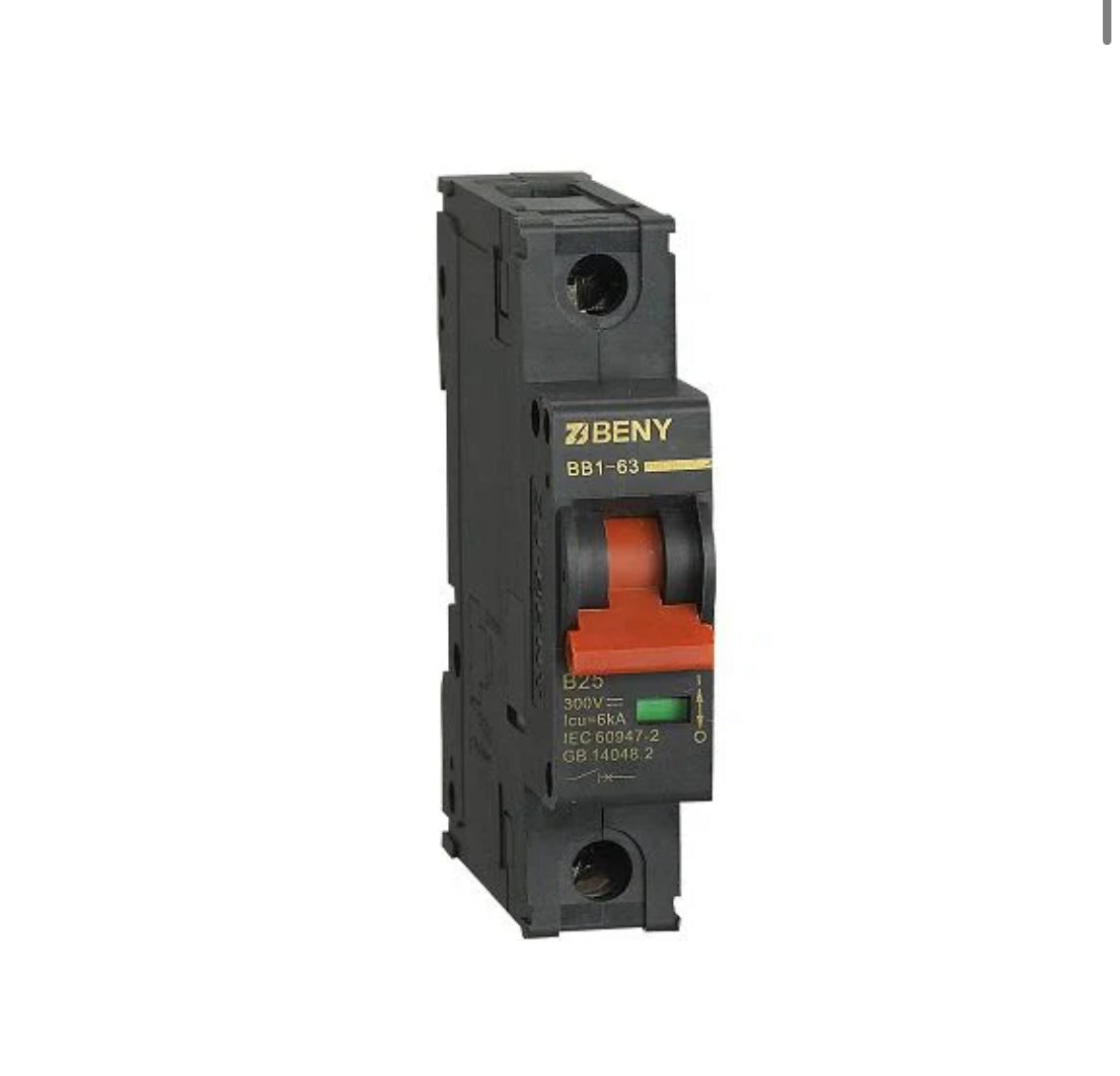 Disjoncteur thermique magnétique BENY | 1 pôle - 10A 300VDC