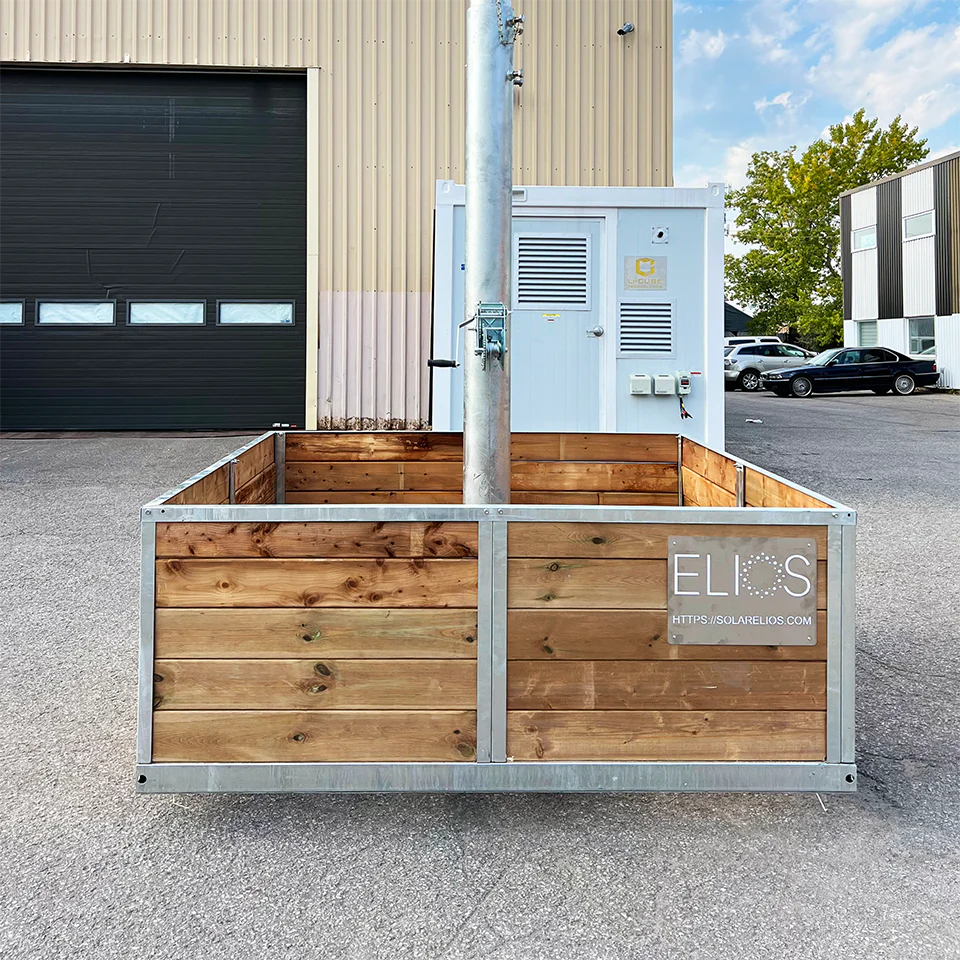 Elios Basket 8 Panel Post pour Elios Arbora P8 | À remplir avec de la roche