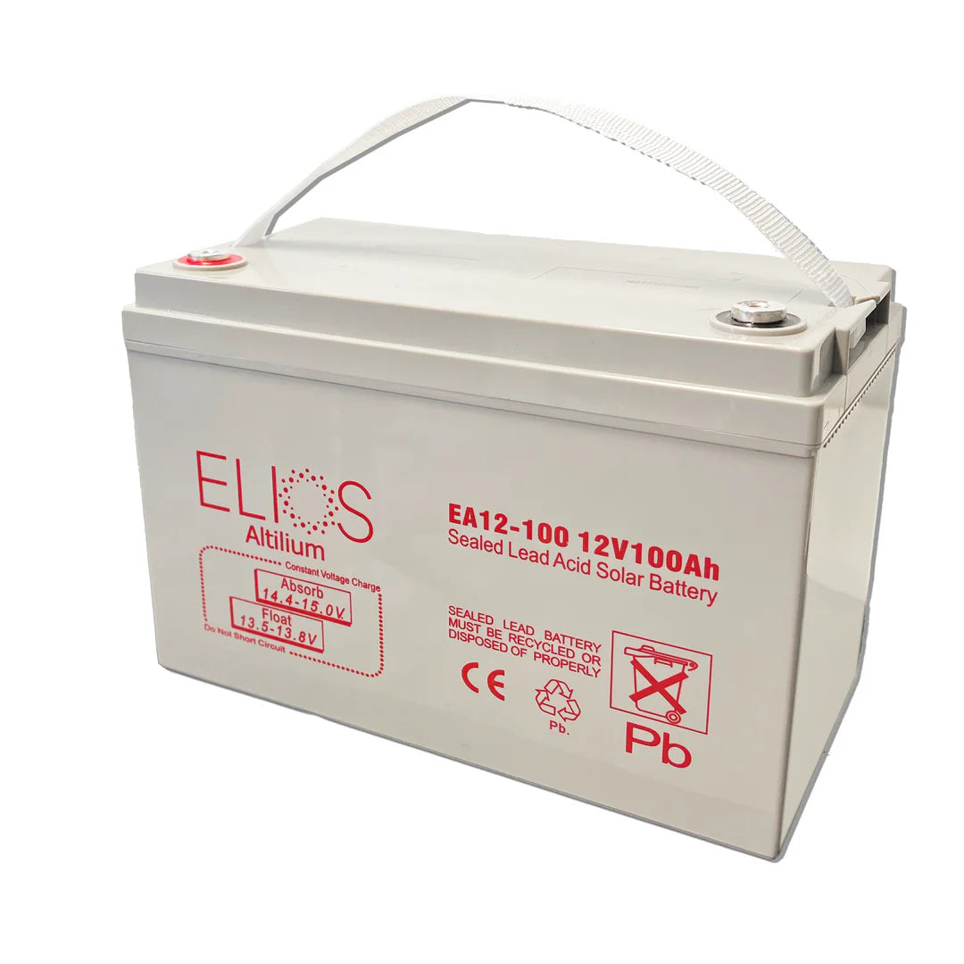 Elios Altilium EA12-100 | Batterie AGM Plomb-Acide Rechargeable Scellée | 12V-100Ah