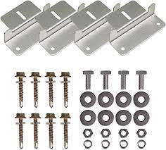 Supports en Z pour installation de panneaux solaires sur toit Elios | Lot de 4 unités | Support pour panneaux solaires, camping-car, hors réseau, bateau