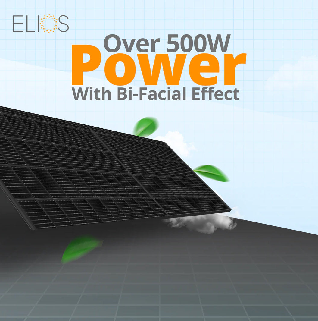 Elios Voltaic400HC-BF | Panneau Solaire Mono-facial BI-Facial 400W