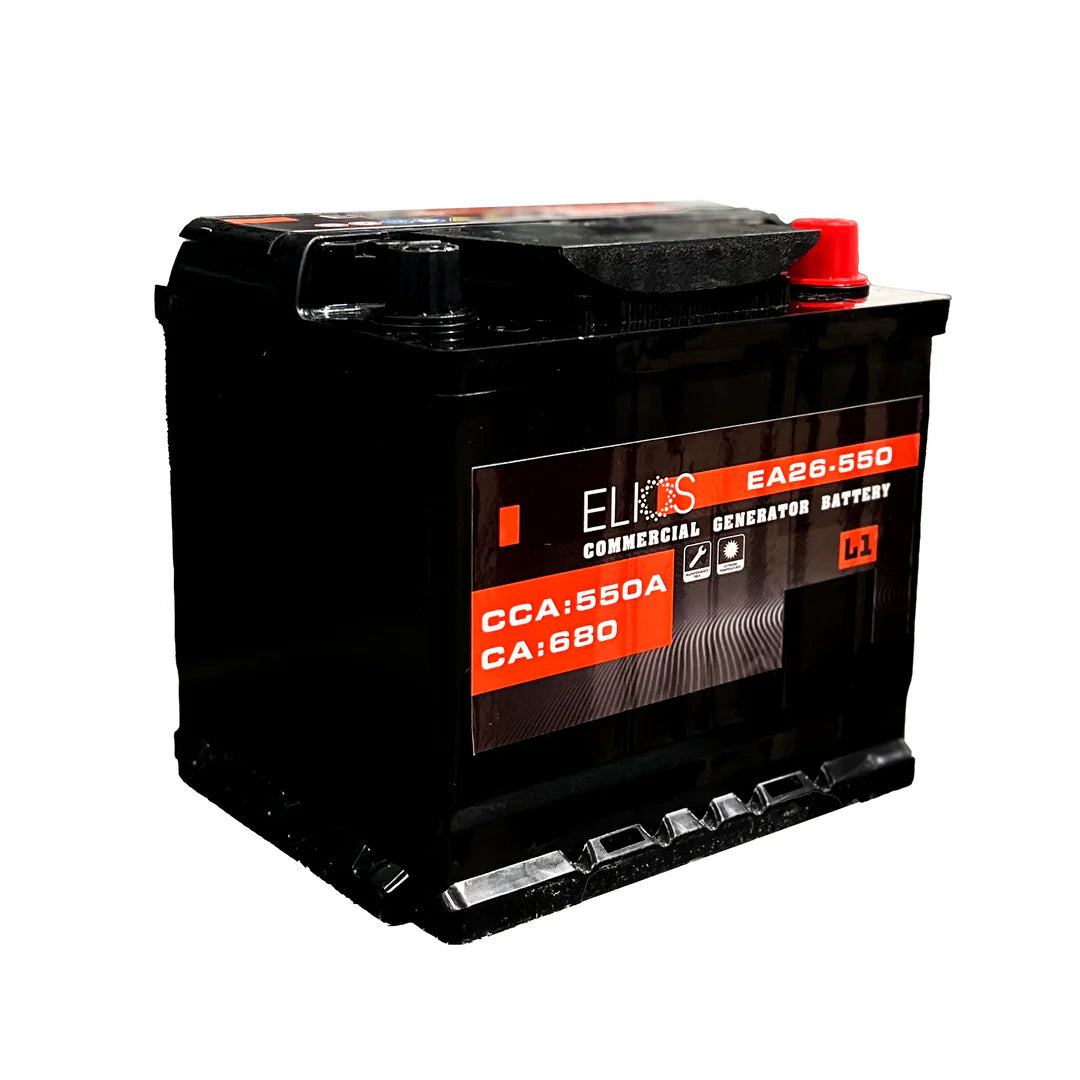 Elios Altilium EA26-550 | Batterie Plomb-Acide Scellée Inondée | 12V-55Ah