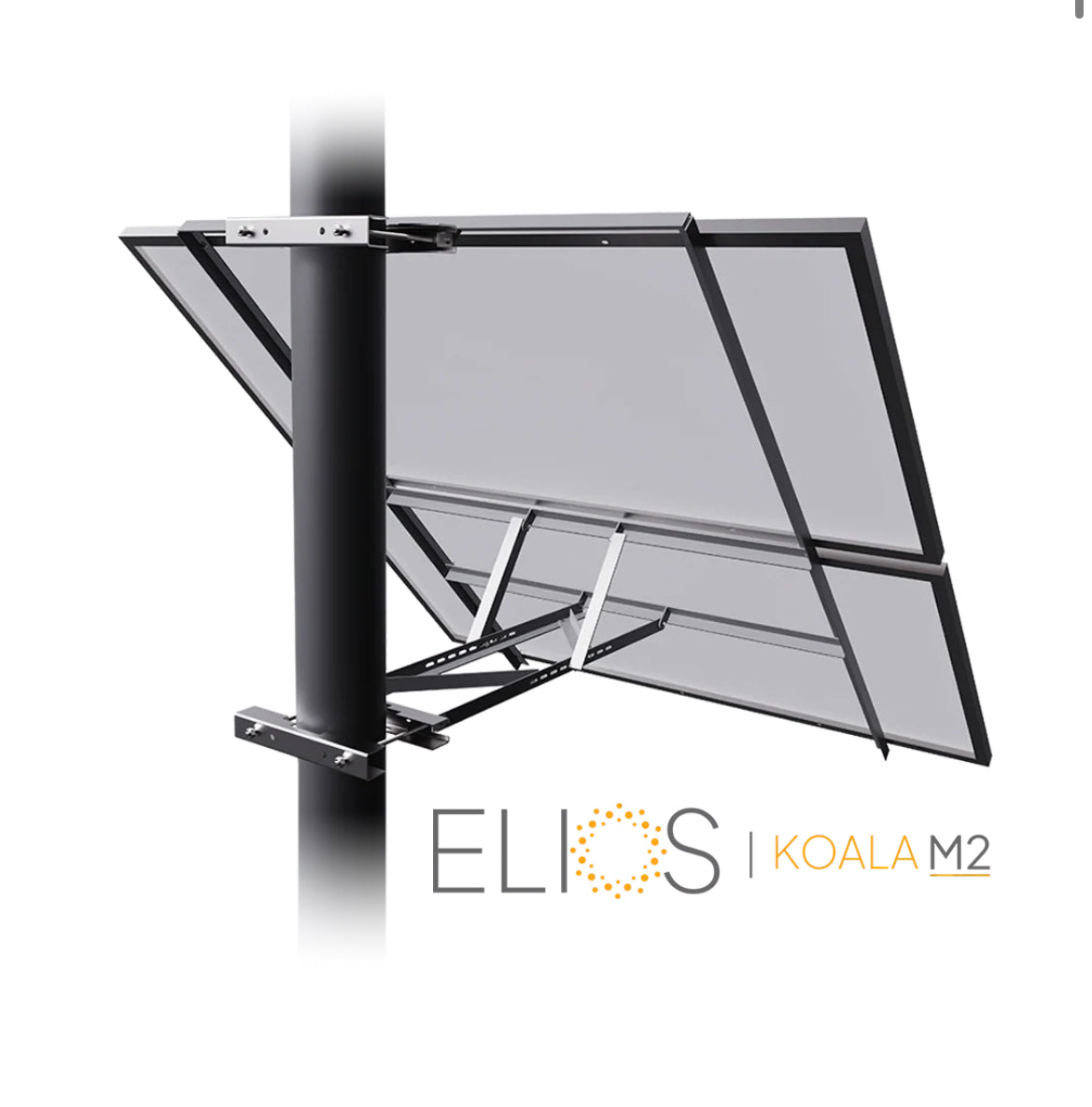 Elios Koala M2 | Support pour 2 Panneaux Photovoltaïques