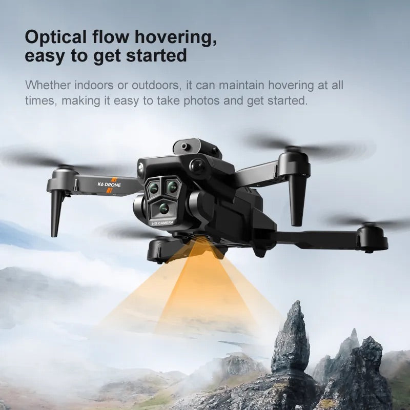 Mini Drone 4K Professional | 3 Cameras Wide Angle Optical