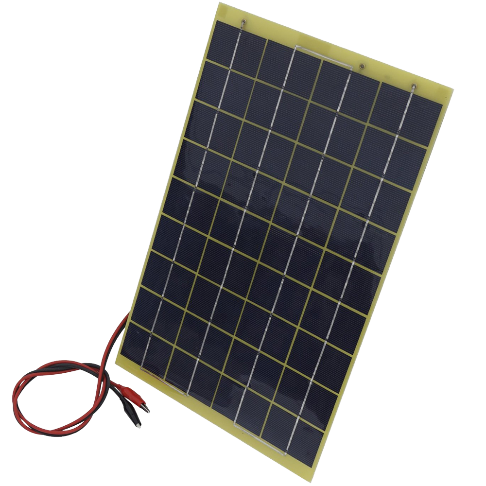 ECO-WORTHY – Panneau solaire époxy avec batterie intégrée pour camping / chargeur portable