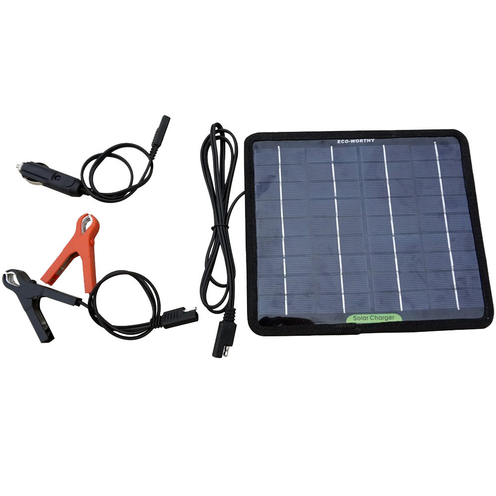 ECO-WORTHY – Panneau solaire portable avec batterie de secours / Chargeur solaire