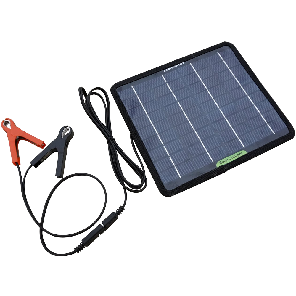 ECO-WORTHY – Panneau solaire portable avec batterie de secours / Chargeur solaire