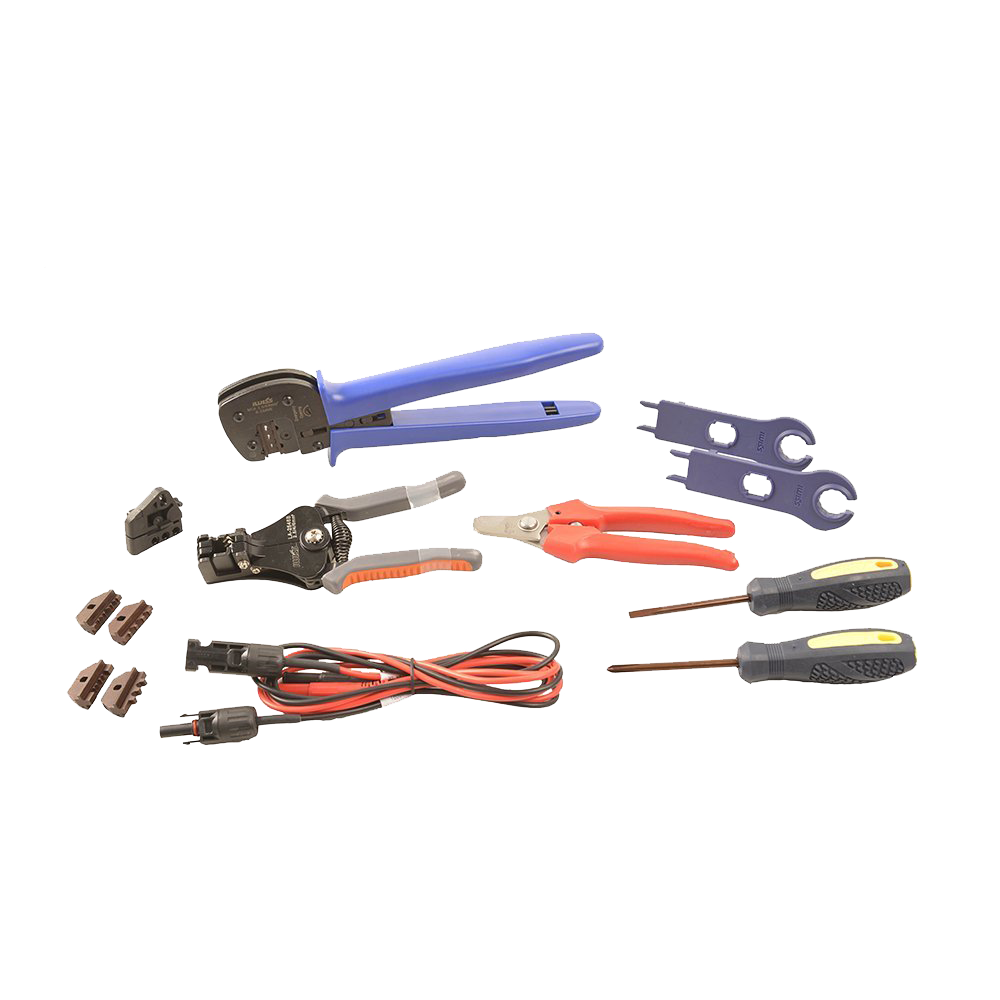 IWISS – Kit de pince à sertir FSPV-3 pour connecteurs solaires MC3, MC4 et Tyco