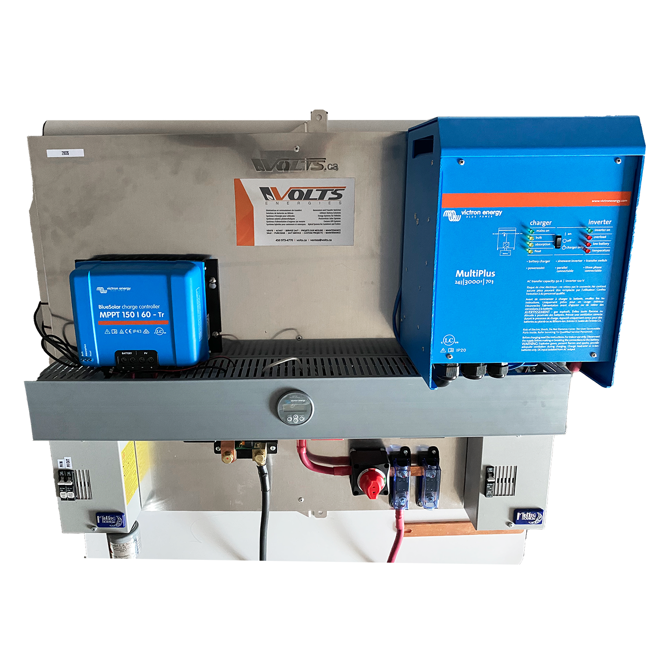 Pre-assembled Solar kit | MultiPlus 24/3000/70-50 & MPPT150V/60A