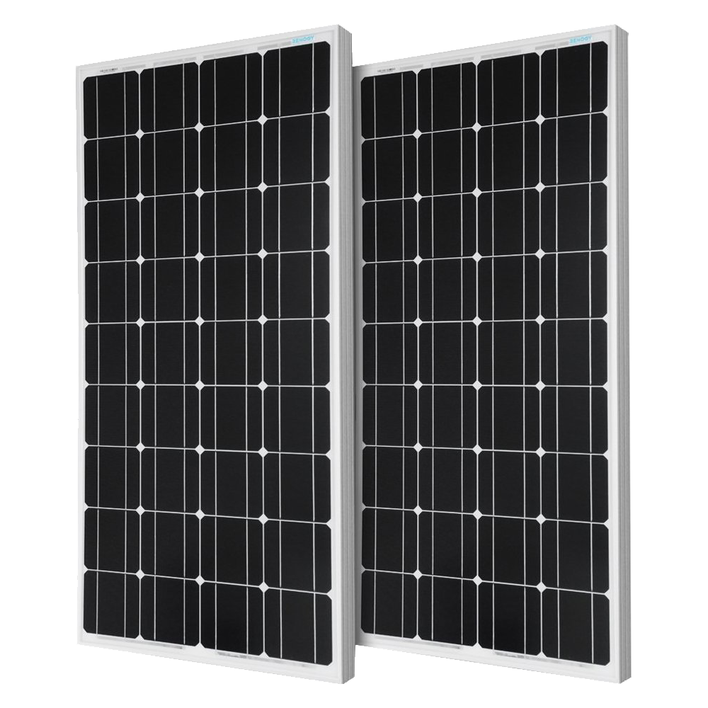 Renogy – Lot de 2 modules photovoltaïques monocristallins 100 W