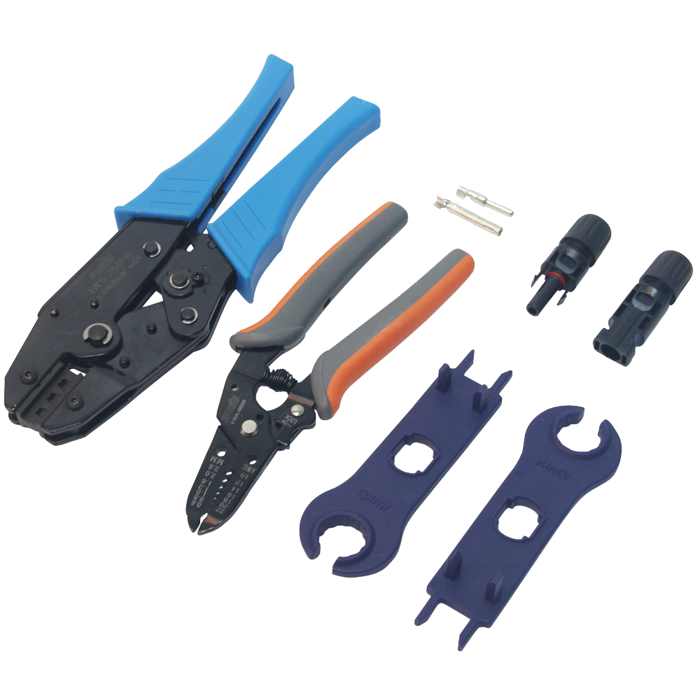 Signstek – Outils de sertissage solaire | Kit de pince à sertir pour connecteurs et câbles de panneaux solaires