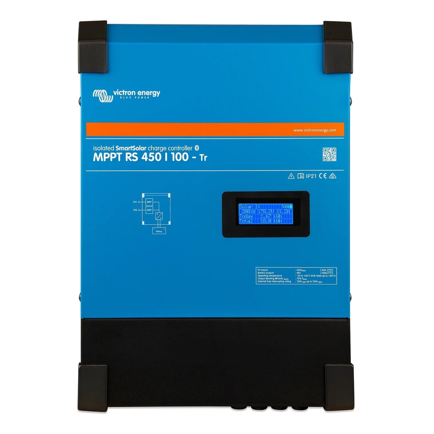 Victron Energy SmartSolar MPPT RS 450/100-MC4 | Solar Charge Controller | SCC145110510