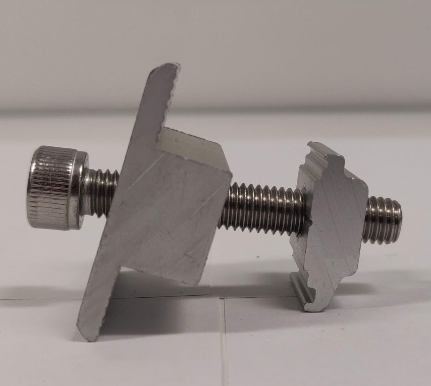 Elios Solar Middle Clamp Anodized Aluminum 30/35/40 mm