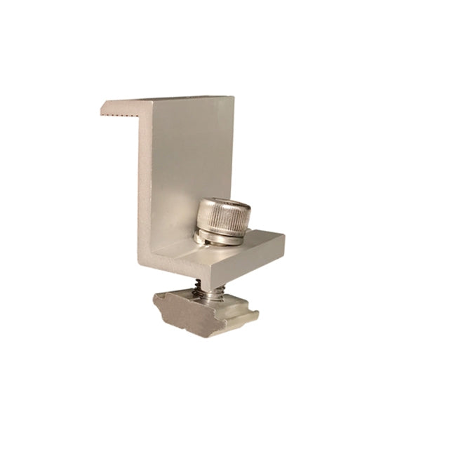 Elios Solar End Clamp Anodized Aluminum 40mm
