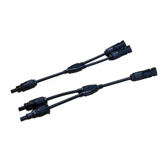 1 pair x Solar Connectors Y parallel connection 2 solar electric branch 30A