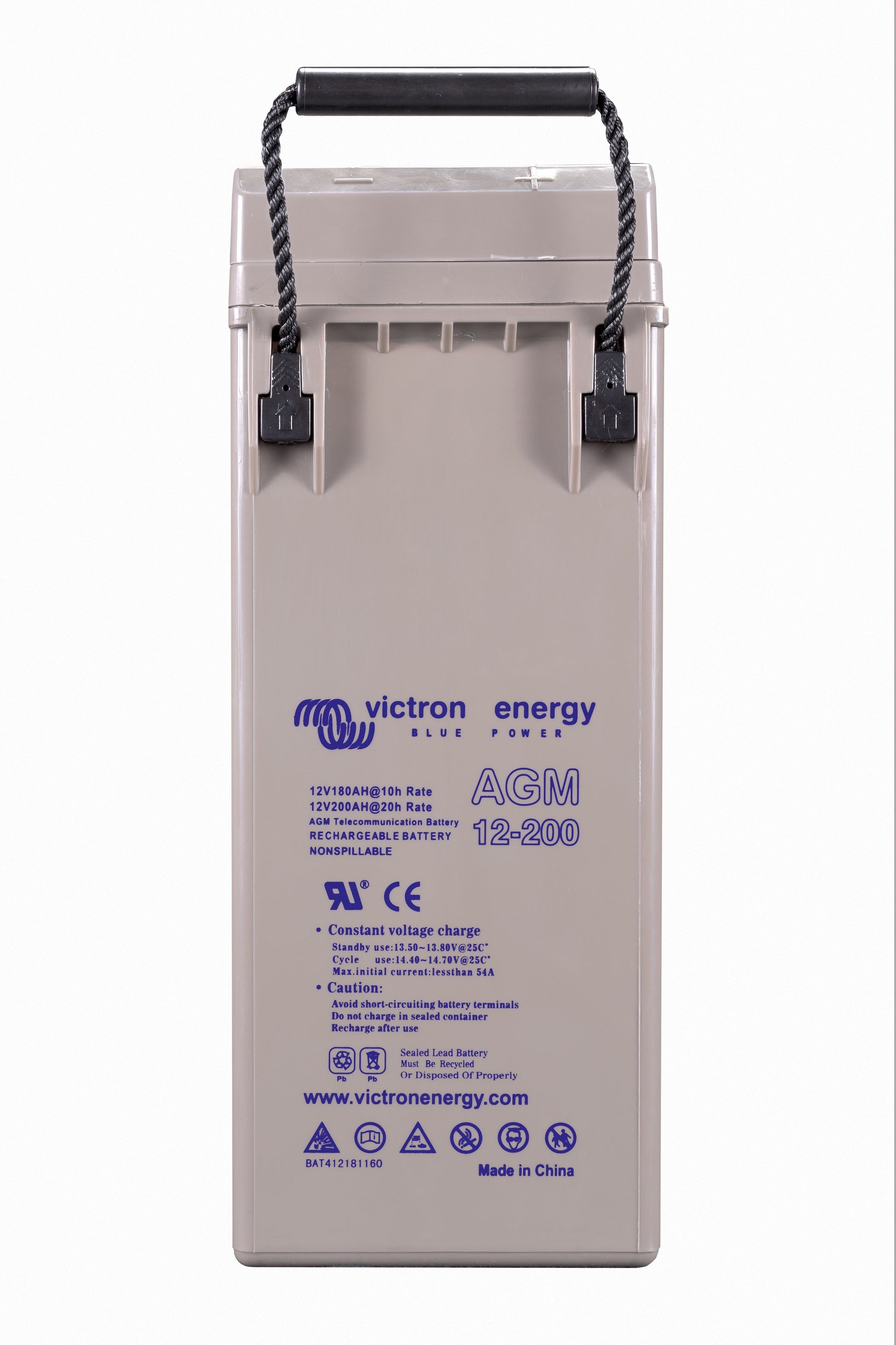 Victron Energy 12V/200Ah AGM Telecomm Battery (M8)