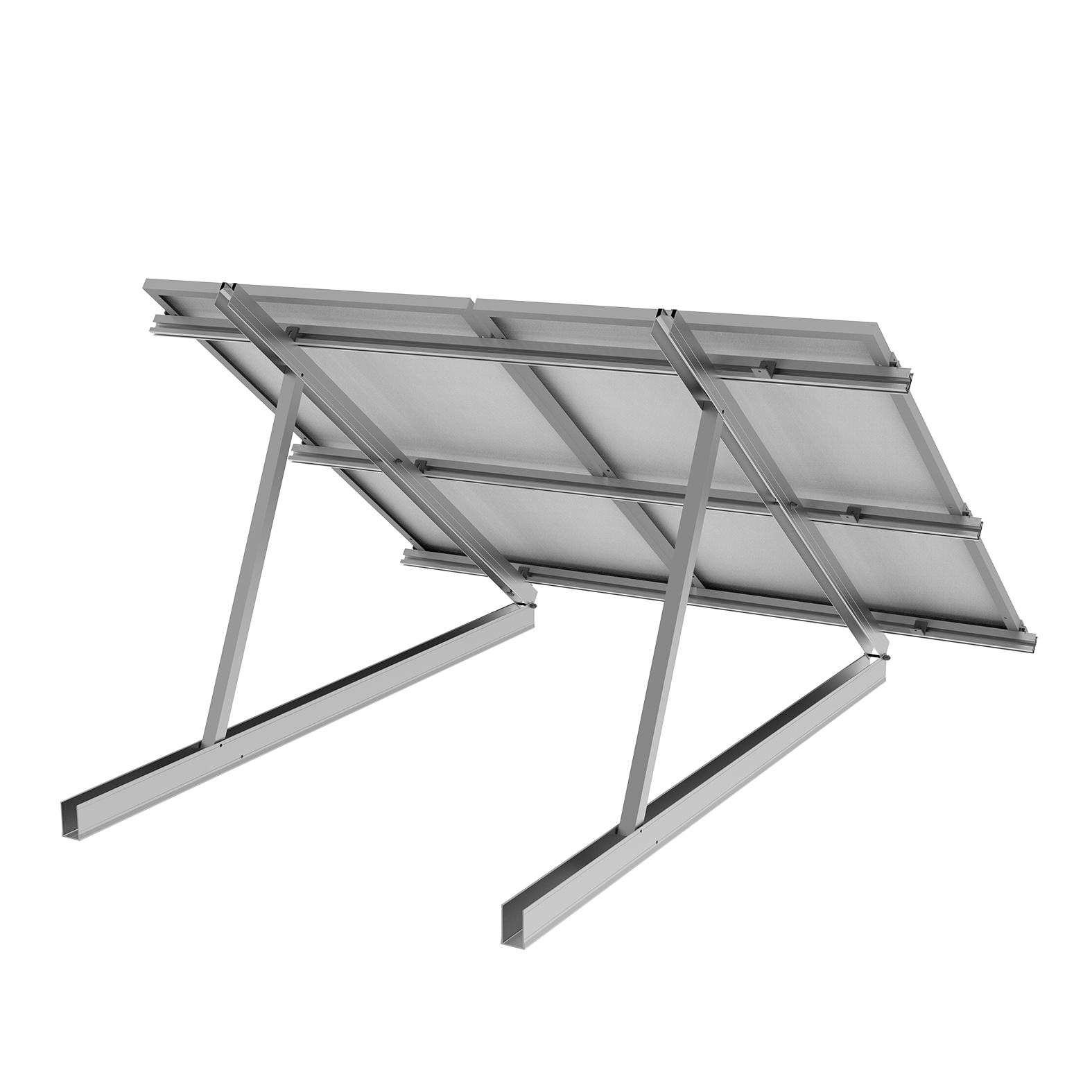 Elios Contrack A+B | Container Racking for 2 solar Panels
