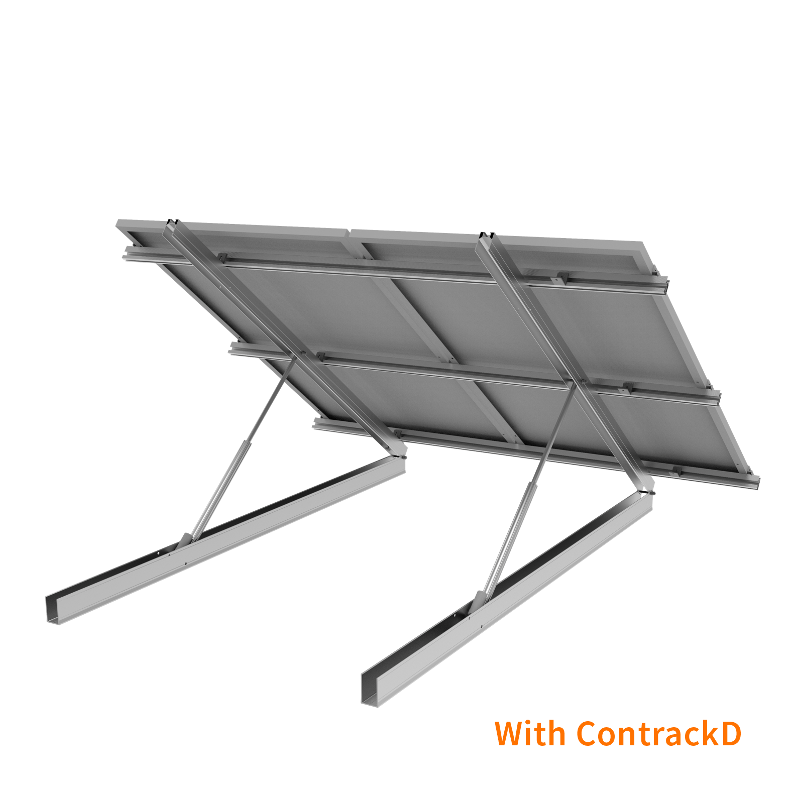 Elios Contrack A+B | Container Racking for 2 solar Panels