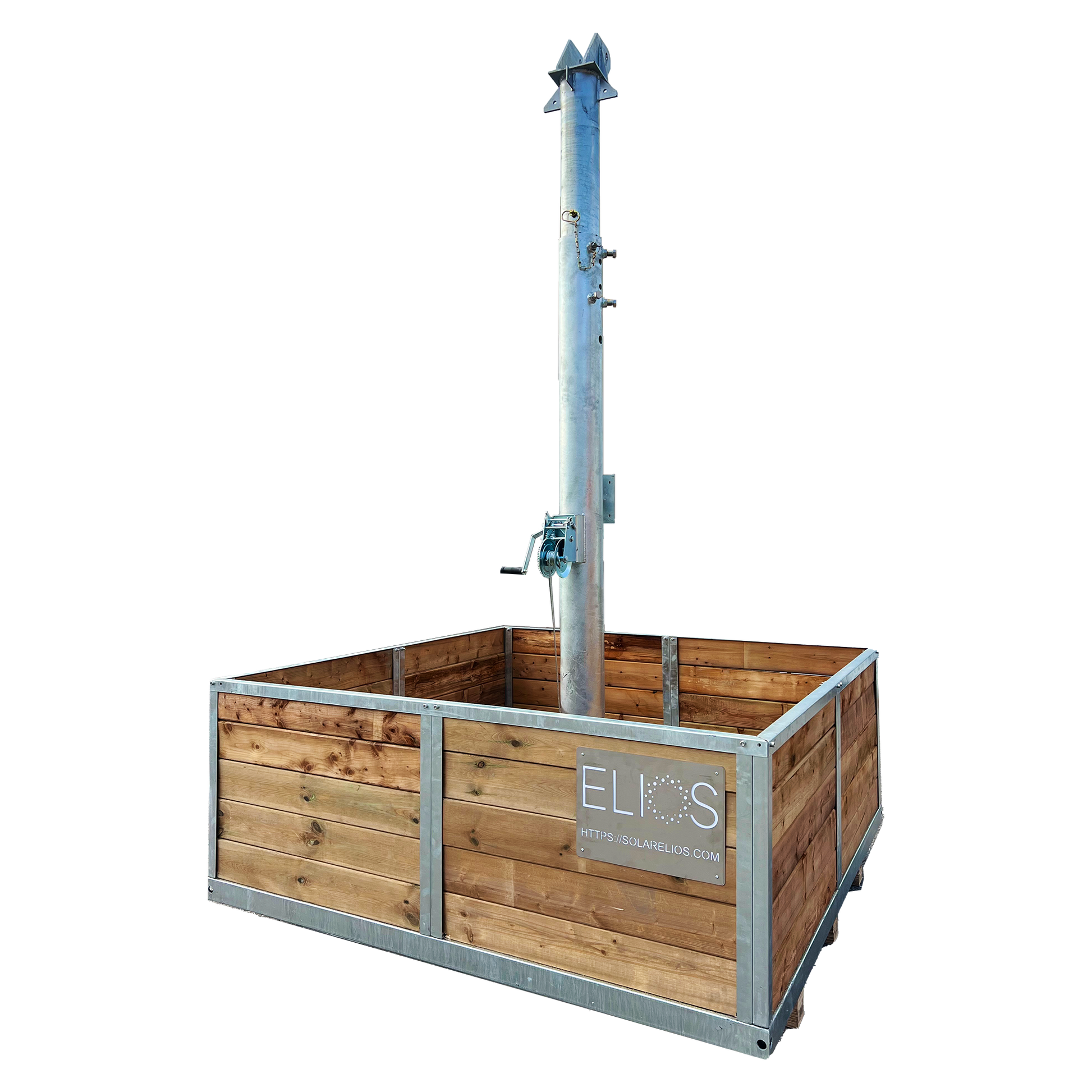 Elios Basket 8 Panel Post for Elios Arbora P8 | To fill with rock