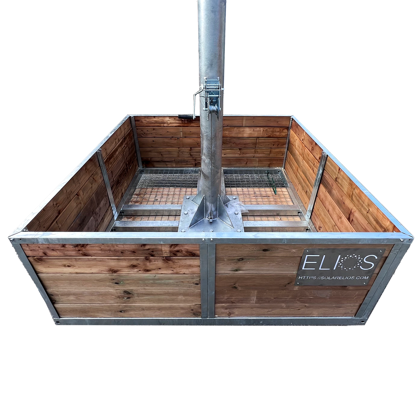 Elios Basket 8 Panel Post for Elios Arbora P8 | To fill with rock