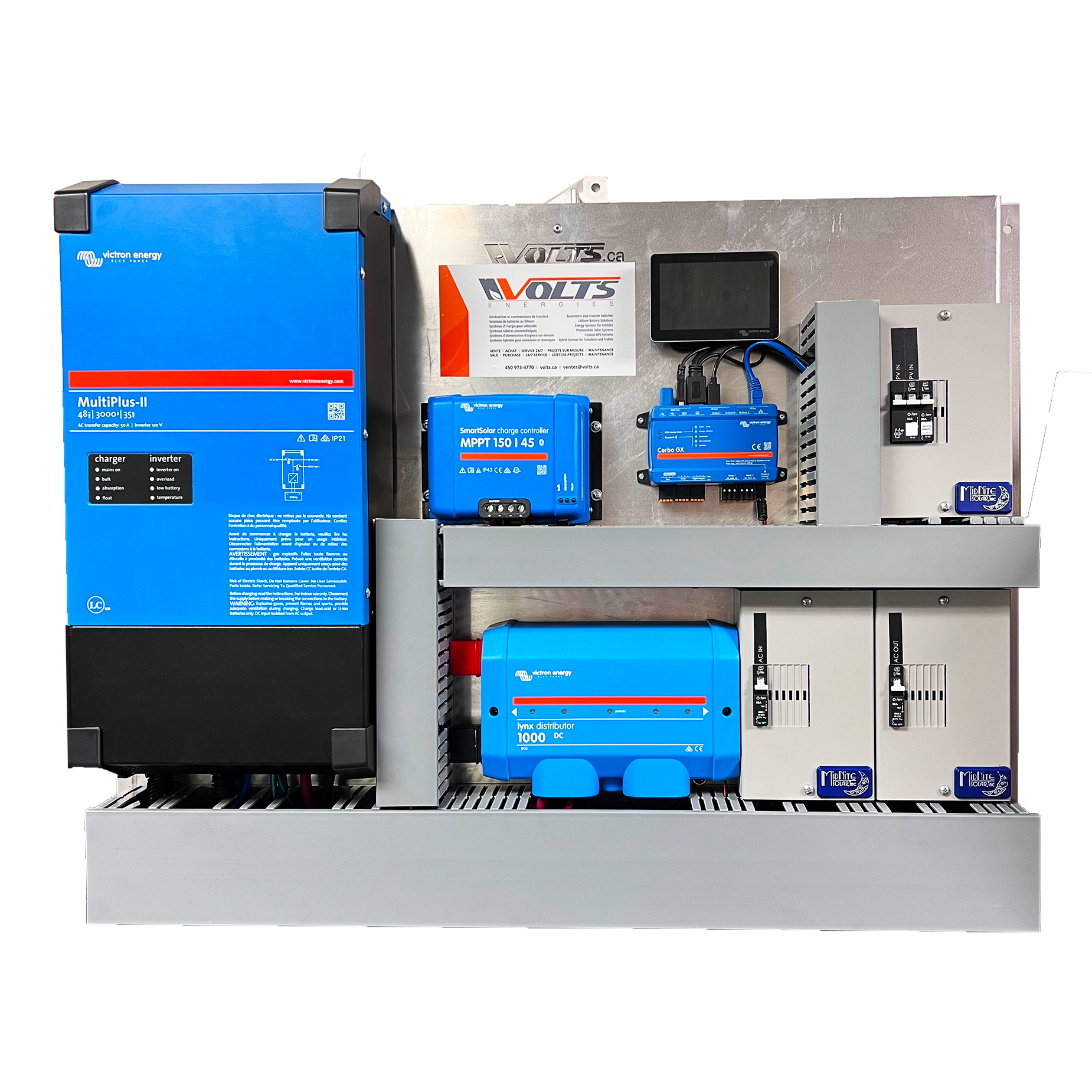 Ready-to-Use Solar Kit | 3000W Victron Energy Inverter-Charger