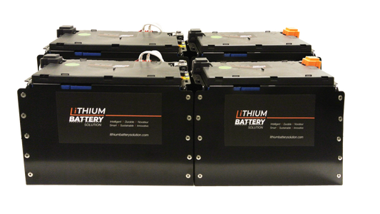 Lithium Battery Solution | 4X LBS 271 (LiFePO4) | Commercial Industrial battery Lithium-ion | with External BMS