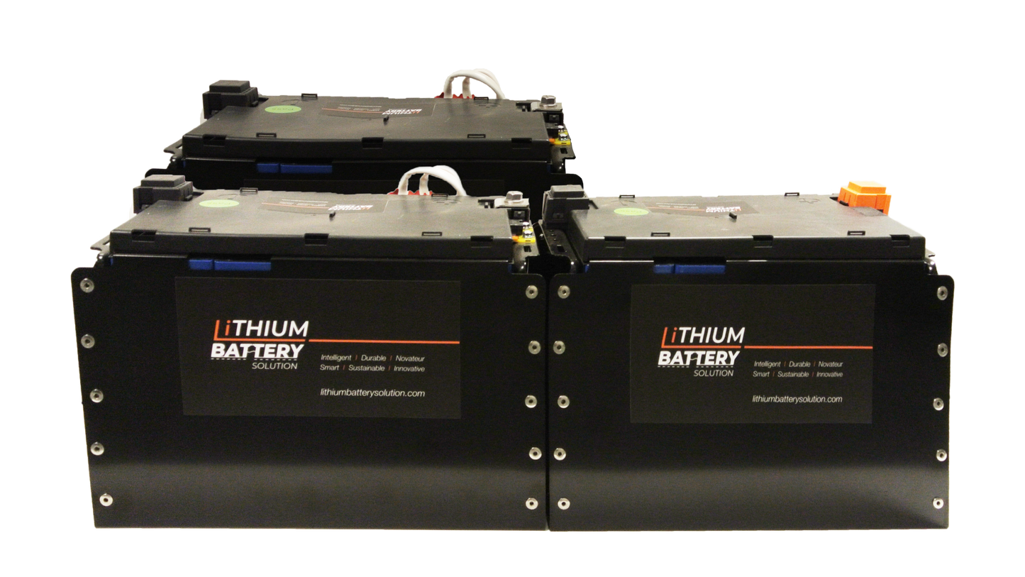Lithium Battery Solution | 3X LBS 271 (LiFePO4) | Commercial Industrial battery Lithium-ion | with External BMS