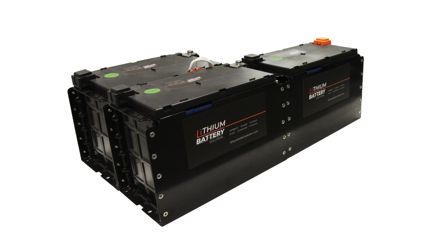 Lithium Battery Solution | 3X LBS 271 (LiFePO4) | Commercial Industrial battery Lithium-ion | with External BMS