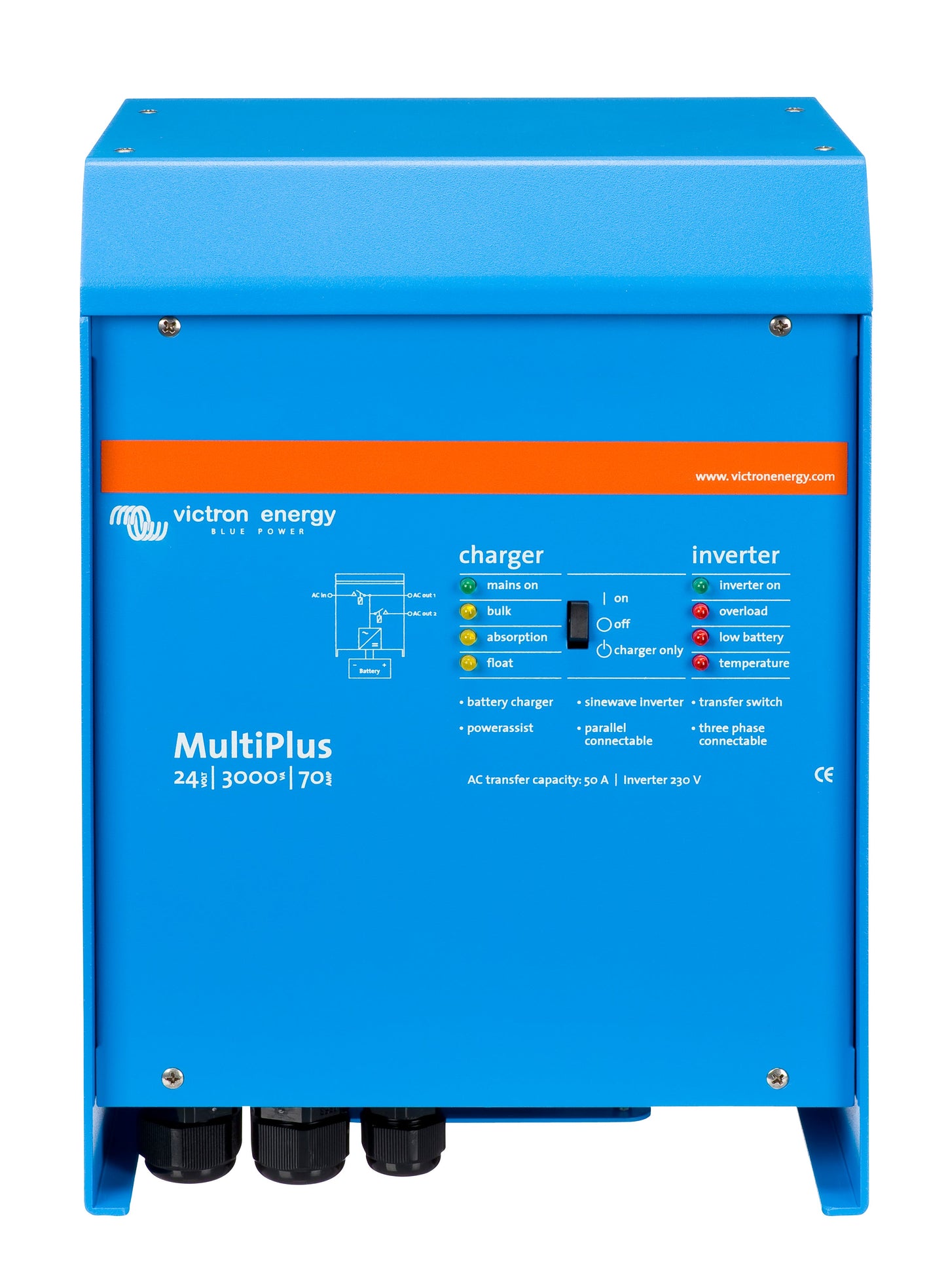 Victron Energy MultiPlus 24/3000/70-50 120V VE.Bus | PMP243021102