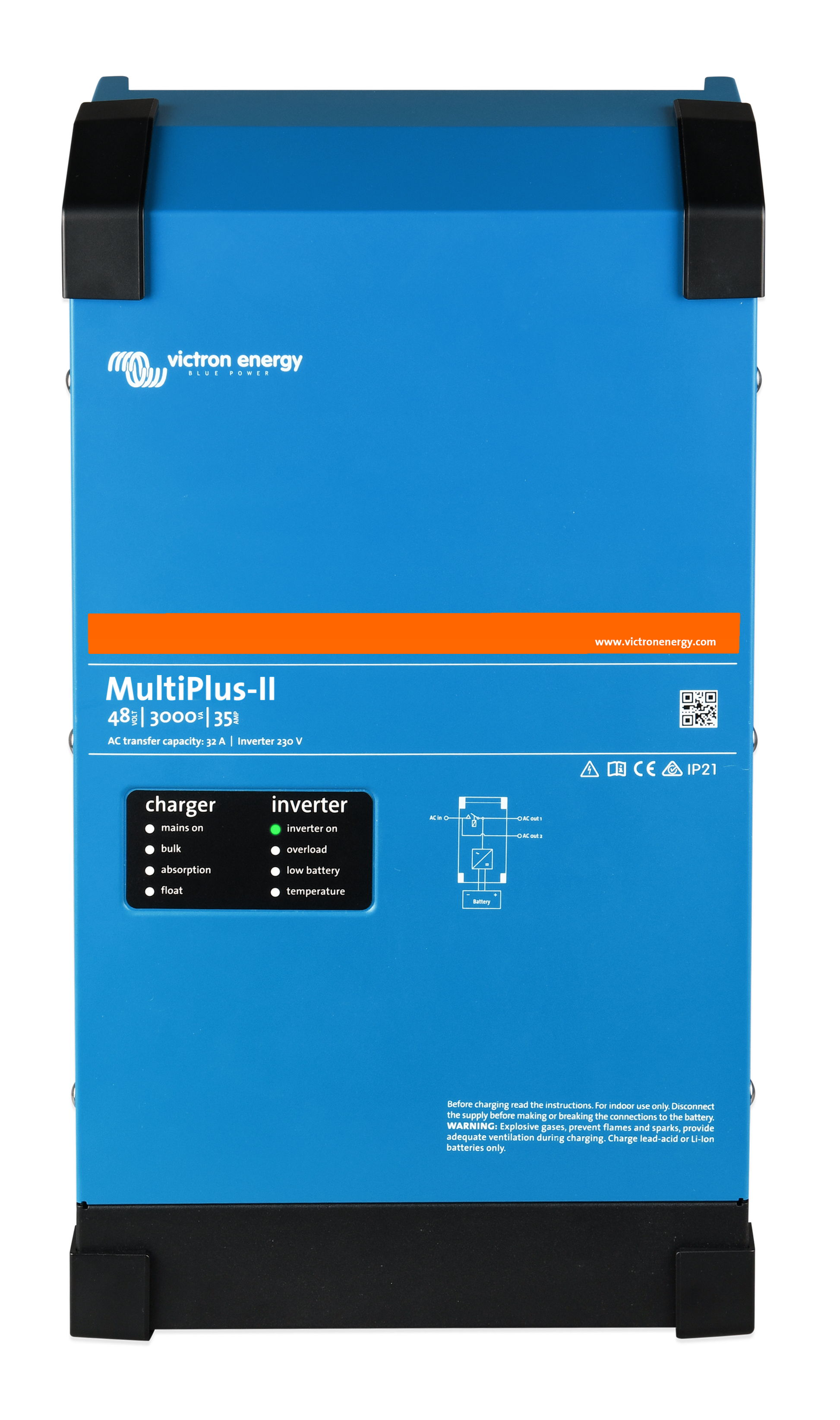 Victron Energy Inverter/Charger MULTIPLUS-II 48/3000/35-50 120V | PMP482305100