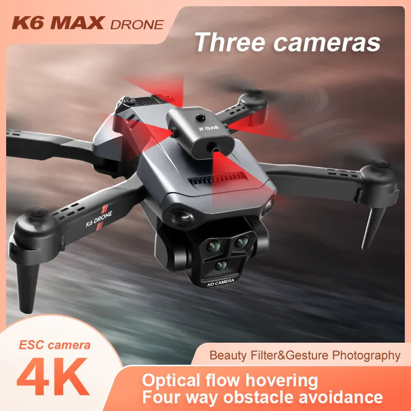 Mini Drone 4K Professional | 3 Cameras Wide Angle Optical