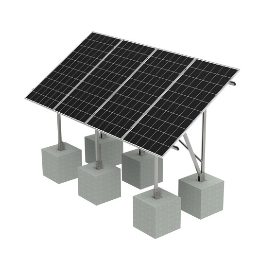 Elios Terra G4 | Ground Mount System For 4 Solar Panels