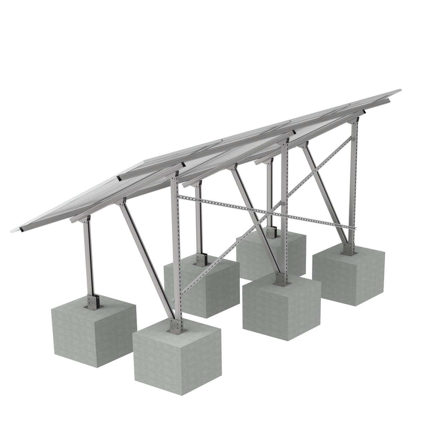 Elios Terra G4 | Ground Mount System For 4 Solar Panels