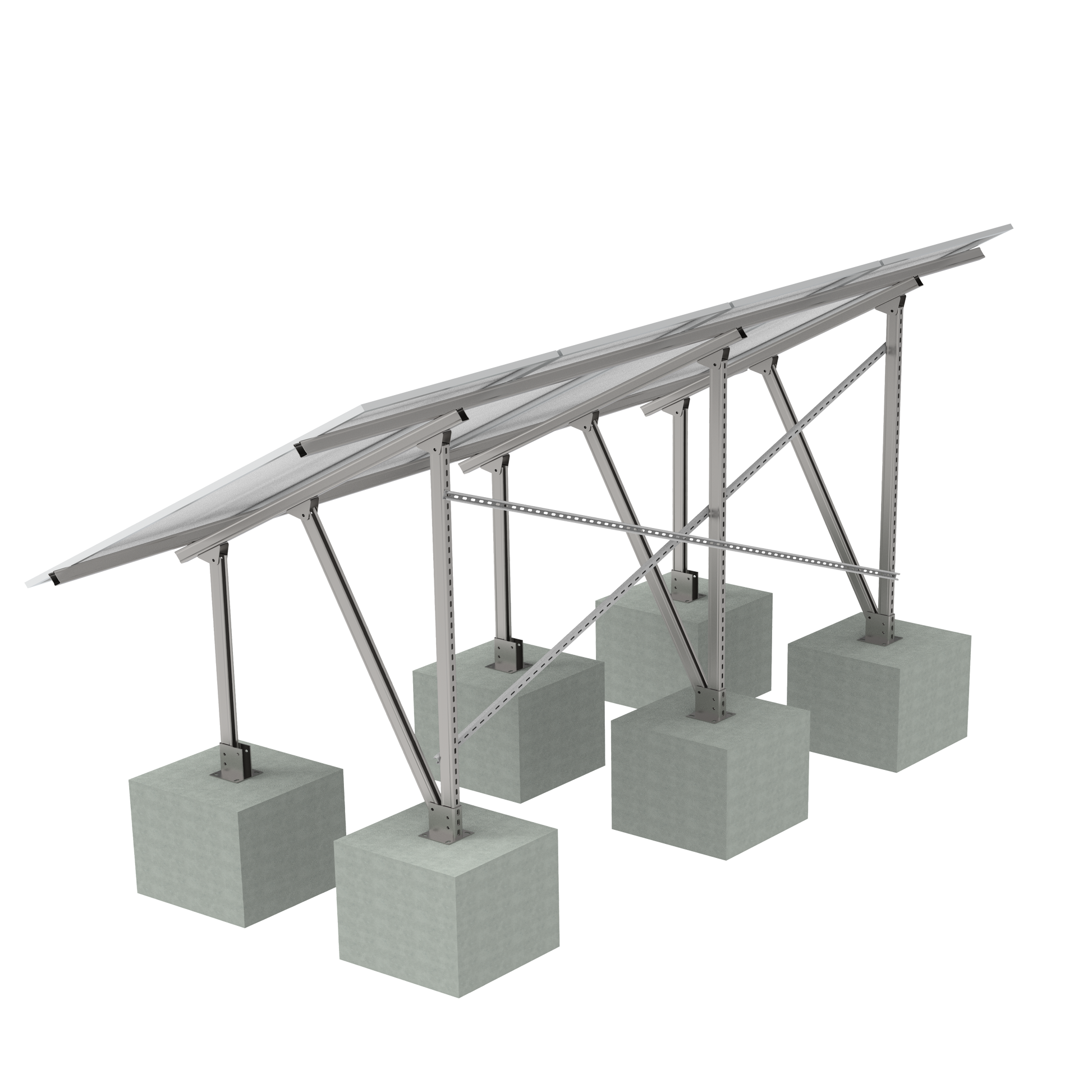 Elios Terra G4 | Ground Mount System For 4 Solar Panels