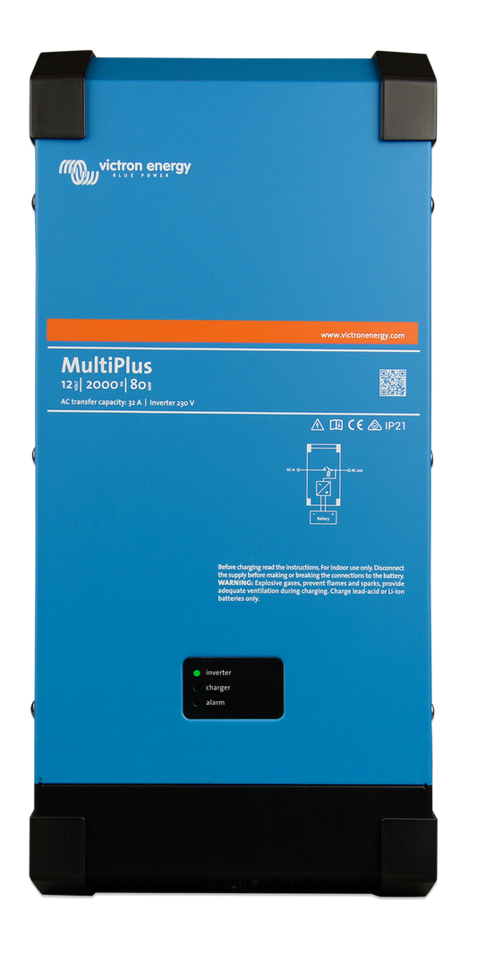Victron Energy Inverter/Charge MultiPlus 12/2000/80-50 120V VE.Bus | UL Certified | PMP122200102