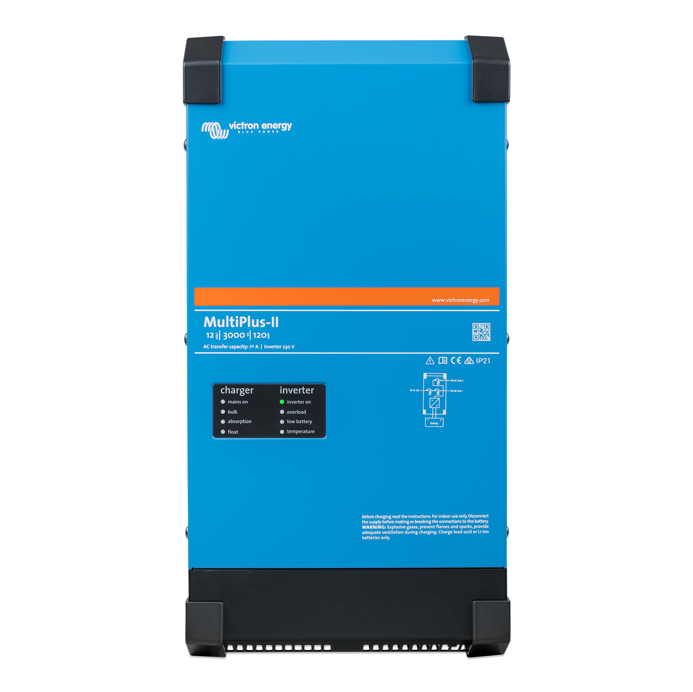 Victron Energy MULTIPLUS-II 12/3000/120-50 120V (UL) | PMP122305122