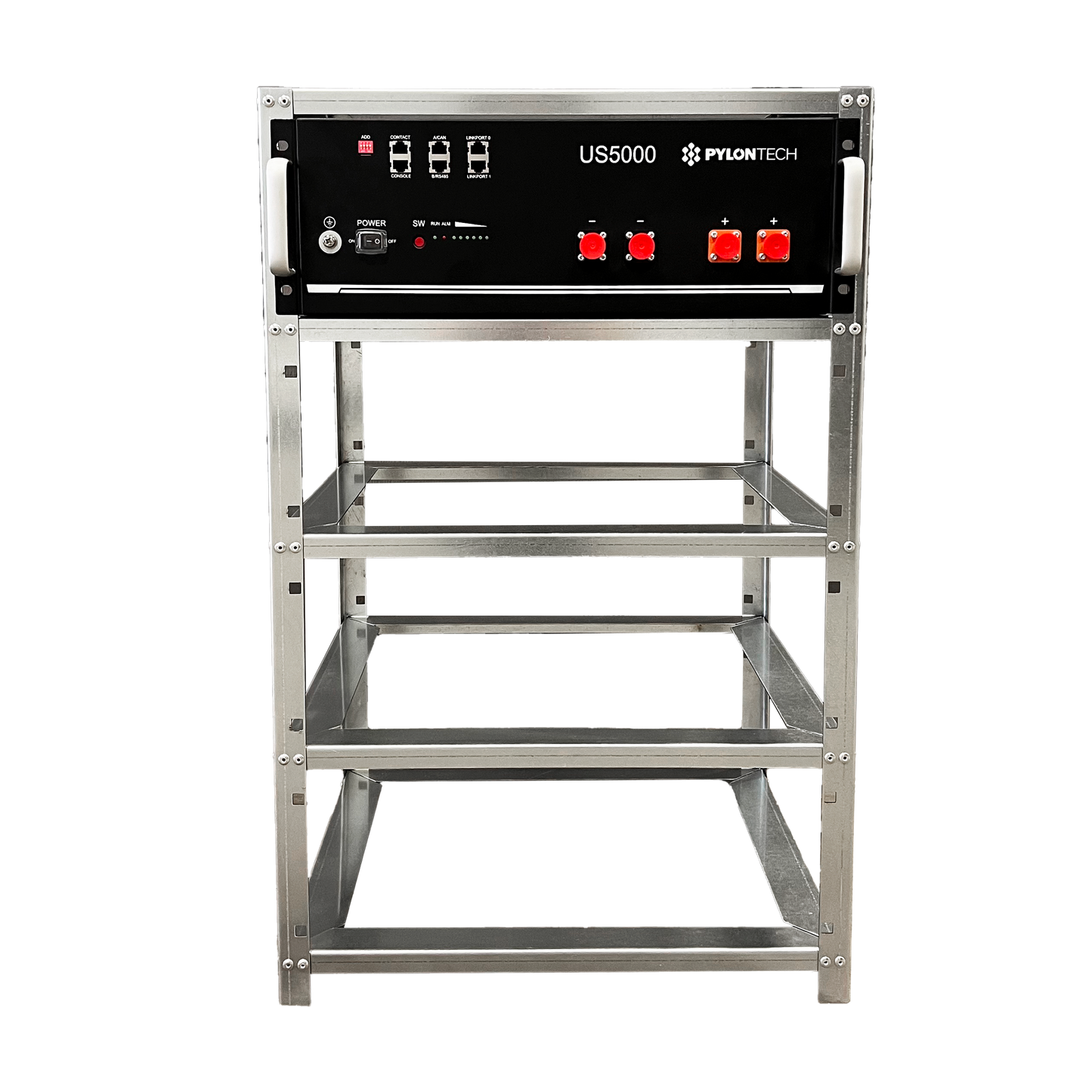 Pylontech Battery Rack for 4 X US5000 | Galvanized steel