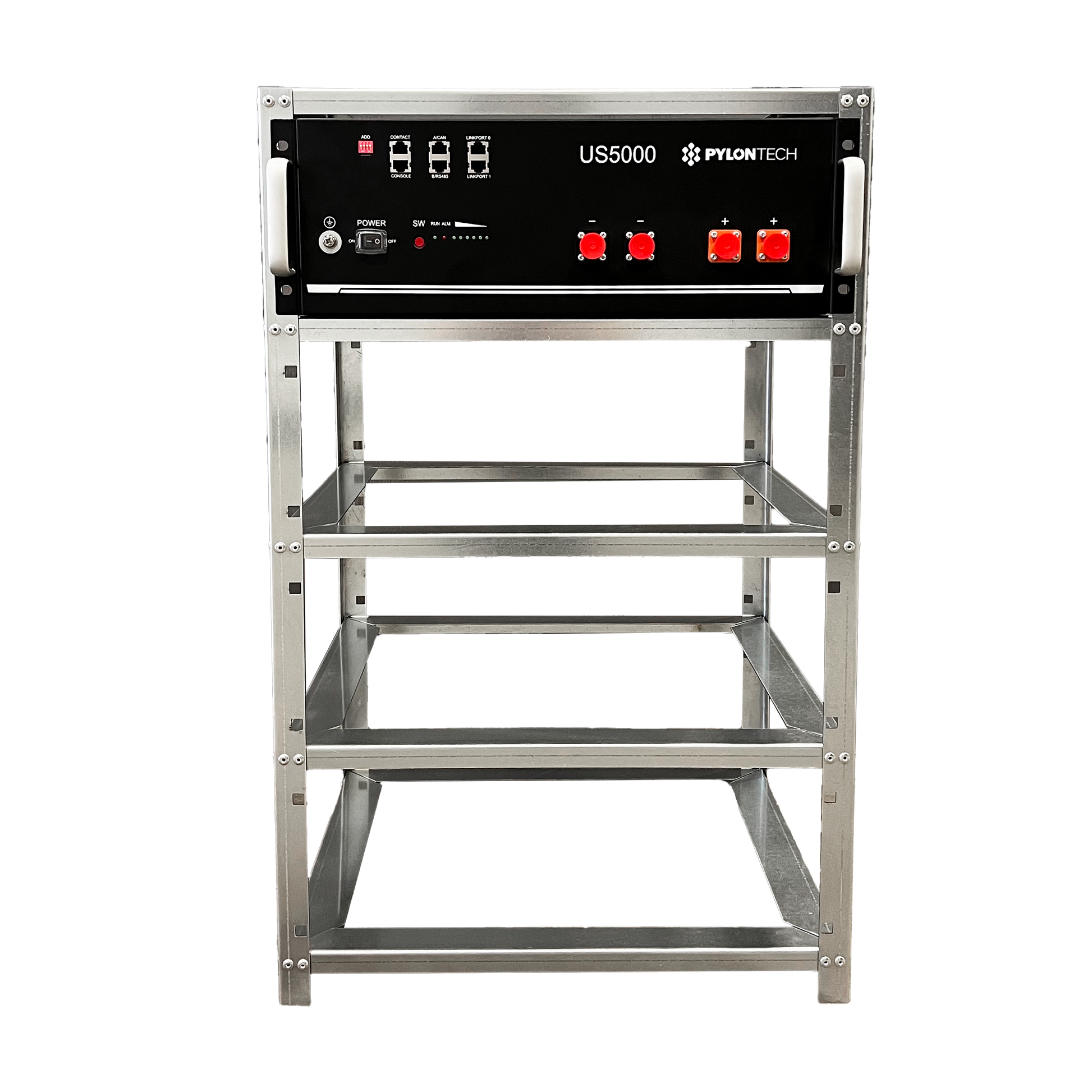 Pylontech Battery Rack for 4 X US5000 | Galvanized steel
