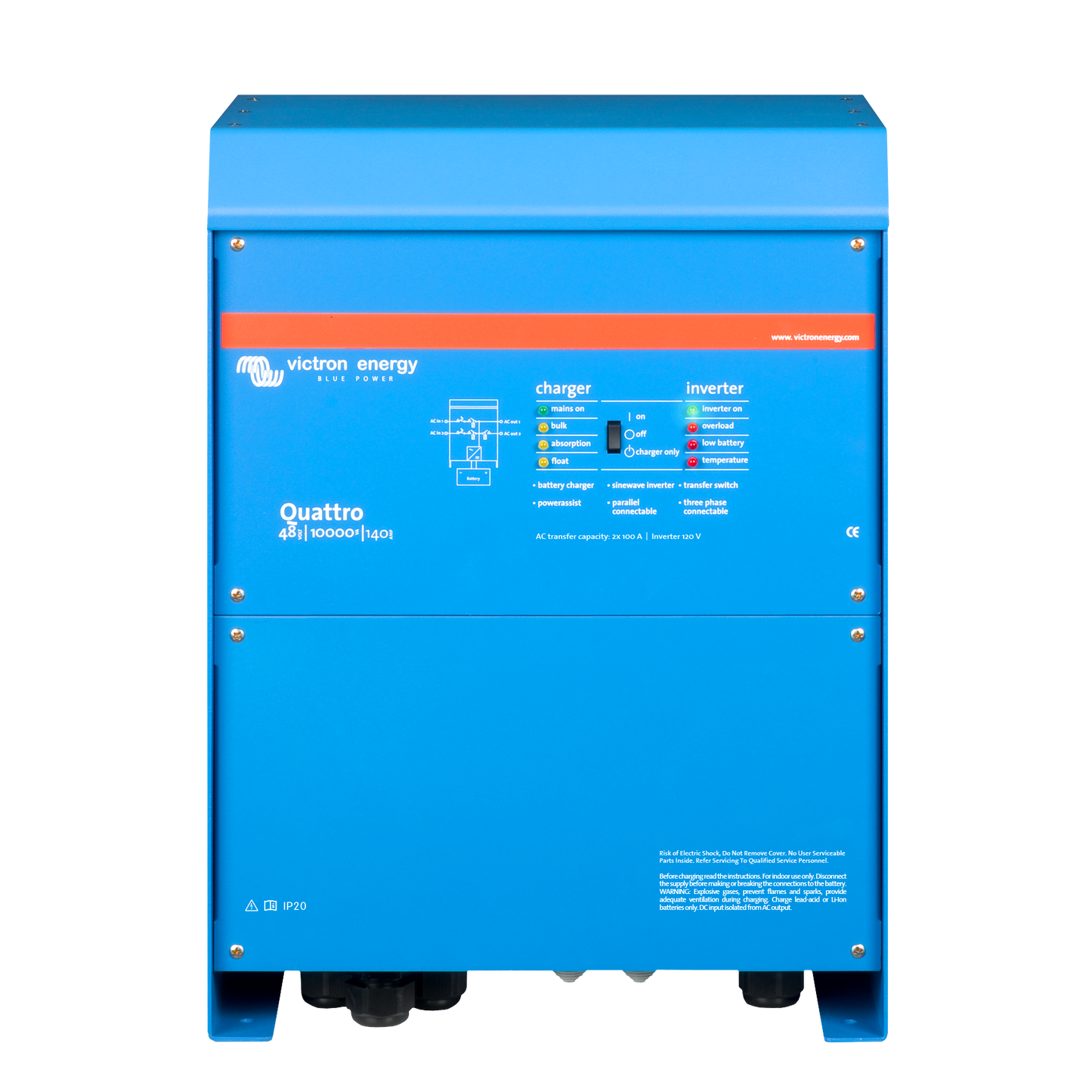 Quattro 48/10000/140-100/100 120V VE.Bus UL | QUA483100102