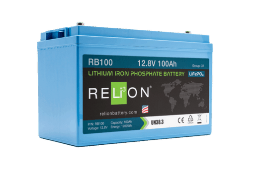 RELION 12V 100Ah LiFePO4 Battery | RB100