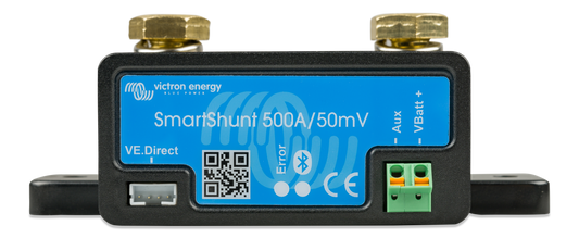 Victron Energy SmartShunt 500A/50mV| Smart Battery Shunt | SHU050150050