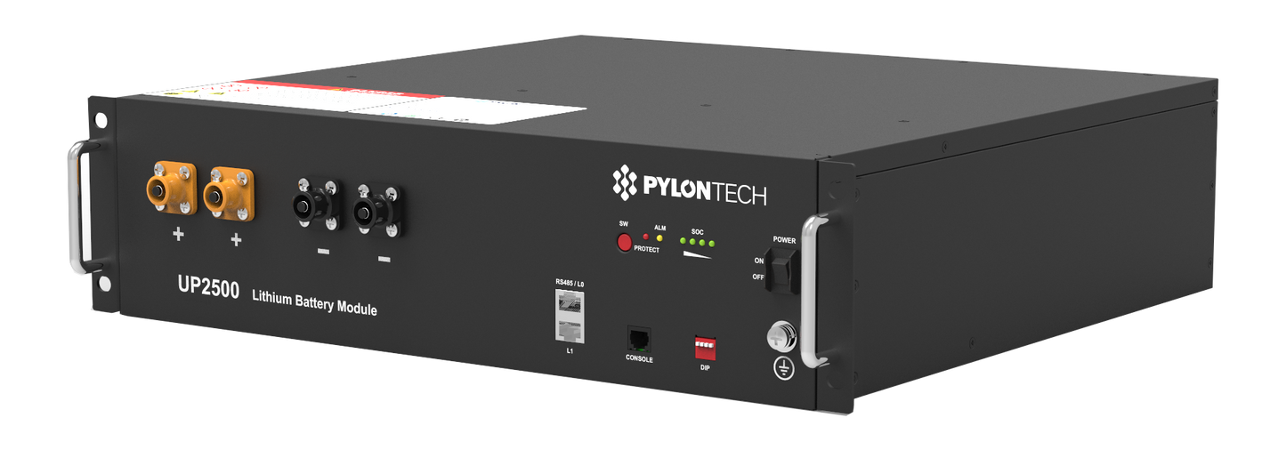 Pylontech UP2500 Rechargeable LiFePO4 Battery | 24V-2,8kWh Lithium-ion Energy Storage System
