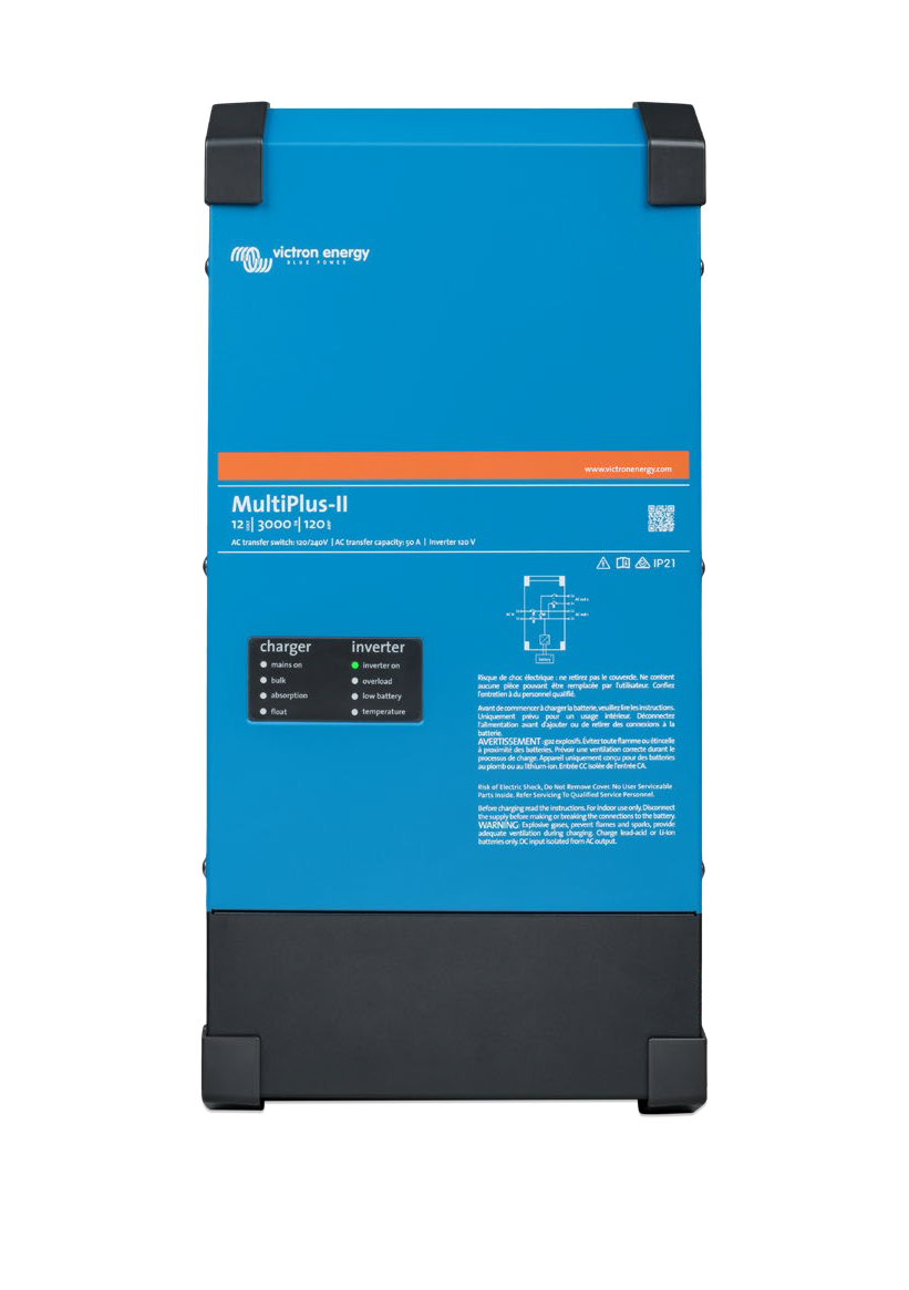 Victron Energy Inverter/Charger MULTIPLUS-II 12/3000/120-50 2x120V | PMP122305100